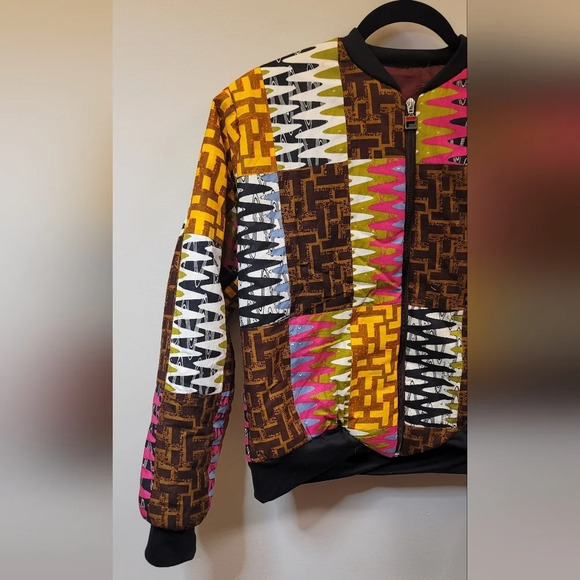 C - Fila Mav bomber quilted patch jacket - Picture 4 of 5